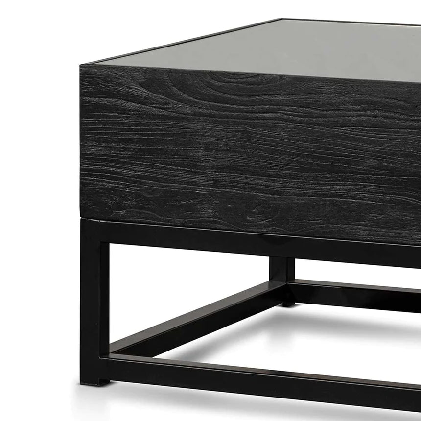 Metal and Wood Coffee Table 120cms