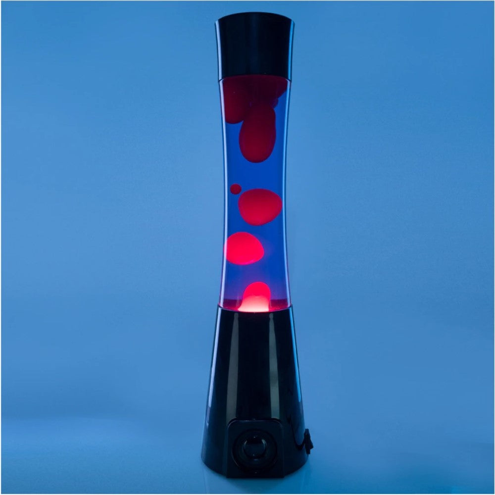 Bluetooth Speaker Motion Lava Lamp Black/Purple/Red