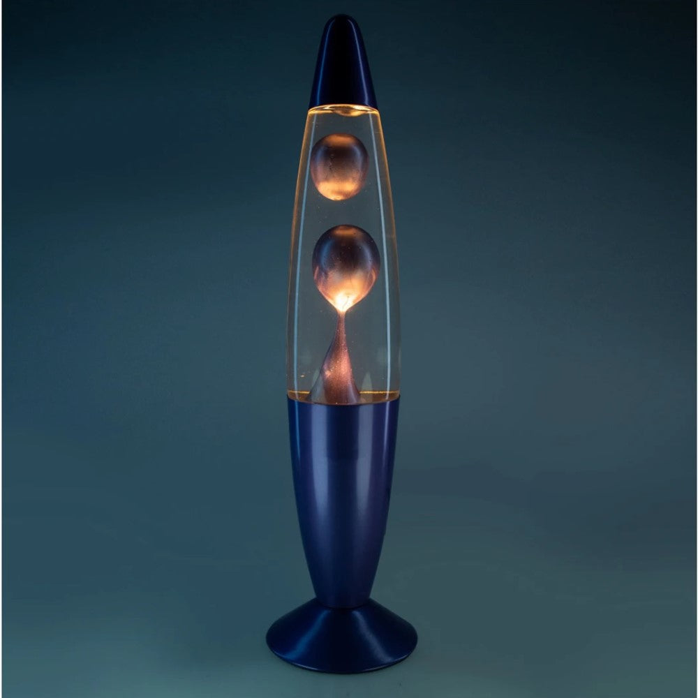 Metallic Peace Lava Lamp - Purple