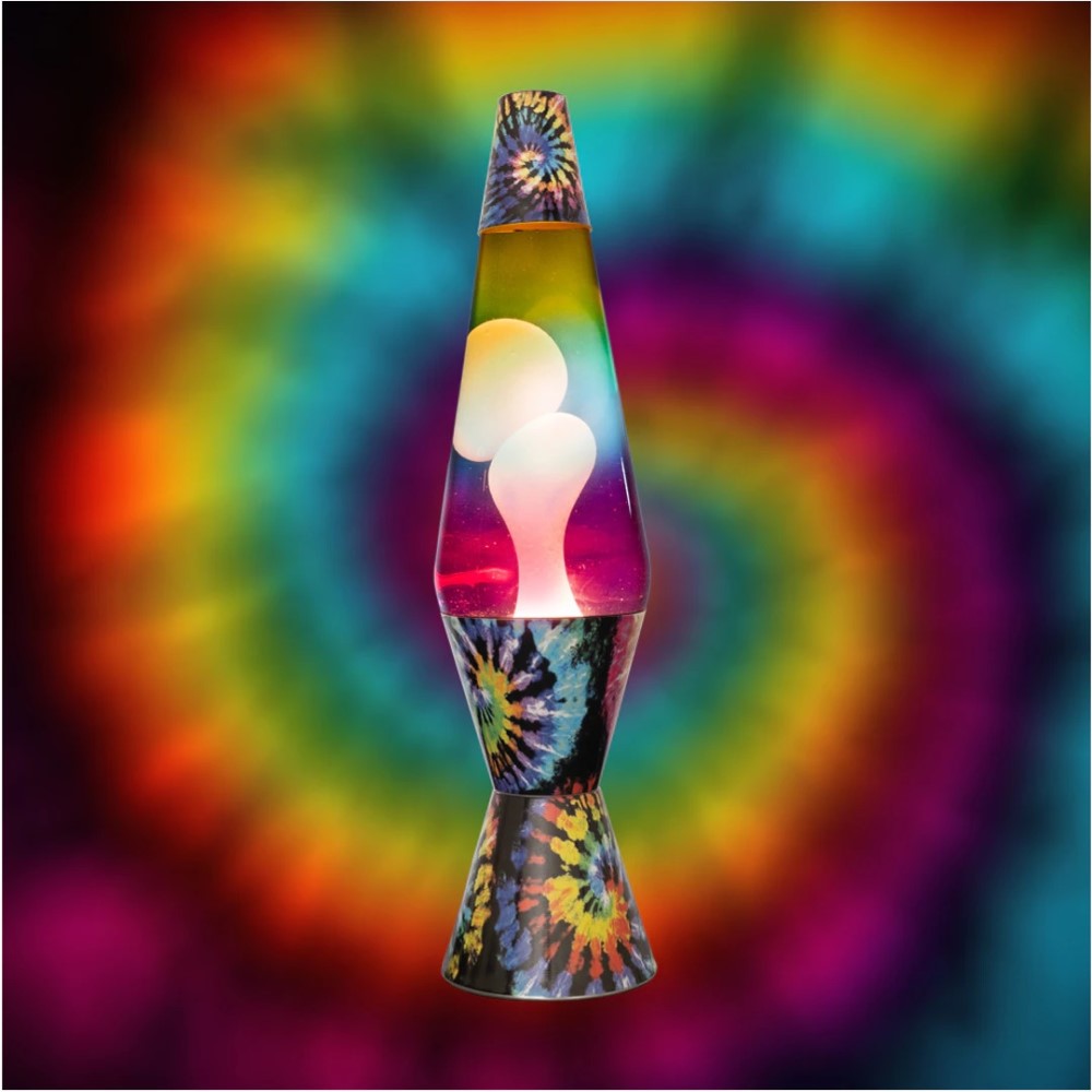 Tie Dye Diamond Motion Lava Lamp