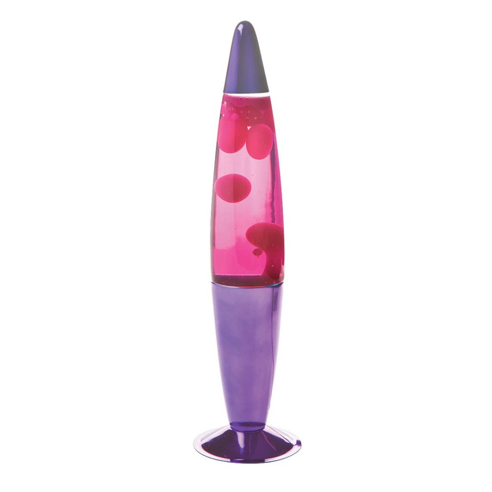 Metallic Peace Lava Lamp - Purple / Pink