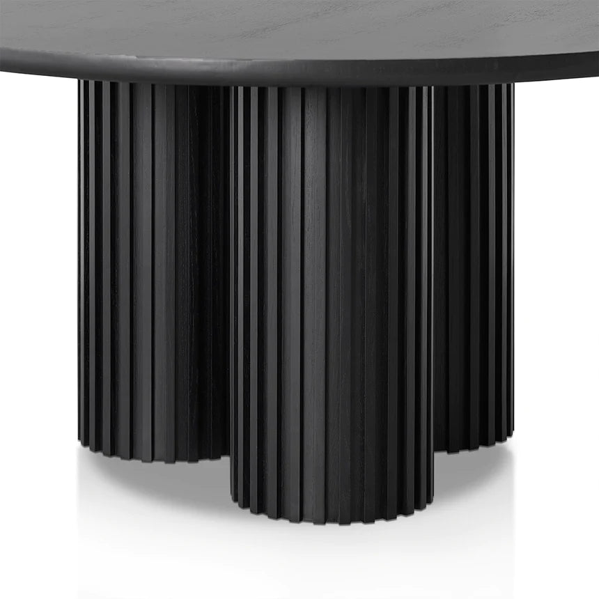 Mid-Century Modern Dining Table 150cms - Black