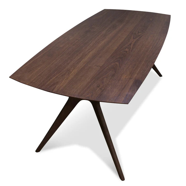 Mid-Century Osaka Wooden Dining Table - Walnut