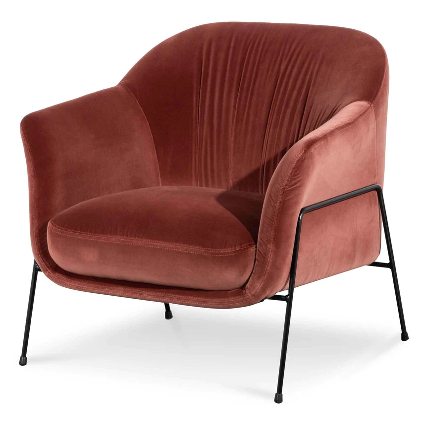 Midnight Chic Lounge Armchair (Available in 2 Colors)