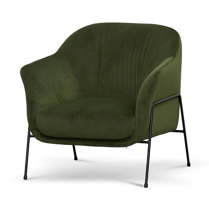 Midnight Chic Lounge Armchair (Available in 2 Colors)