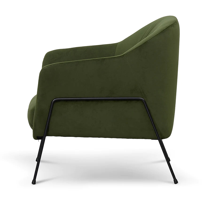 Midnight Chic Lounge Armchair (Available in 2 Colors)