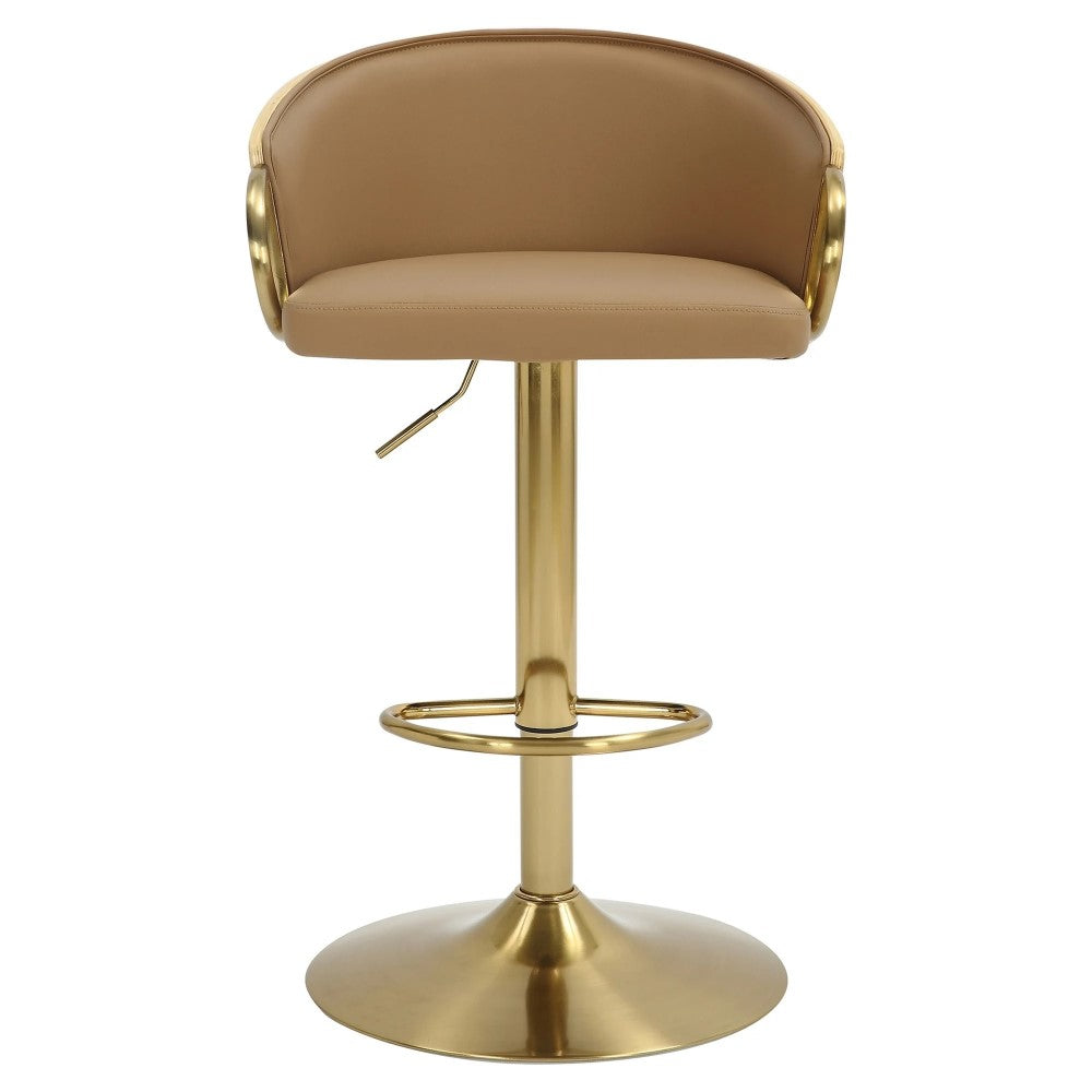 Miller Gold & Latte Gas Lift Barstool