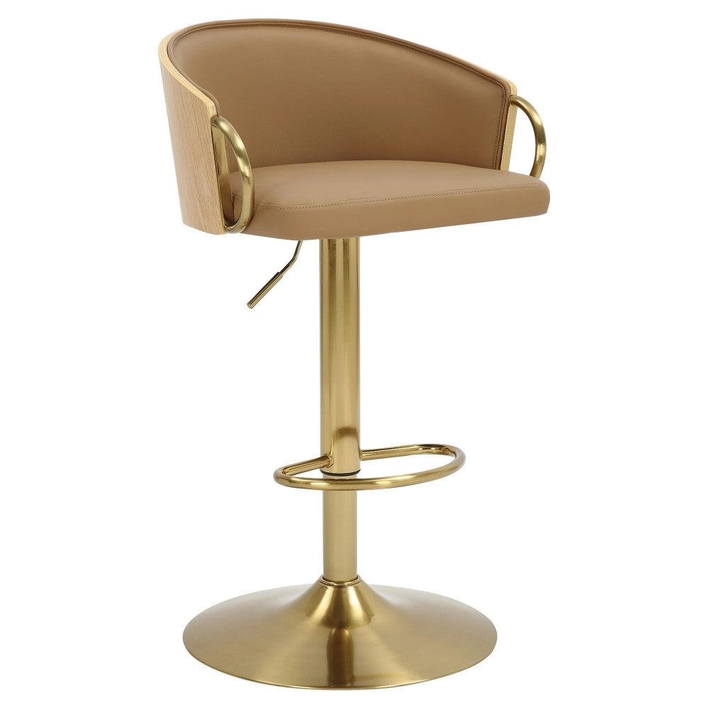 Miller Gold & Latte Gas Lift Barstool