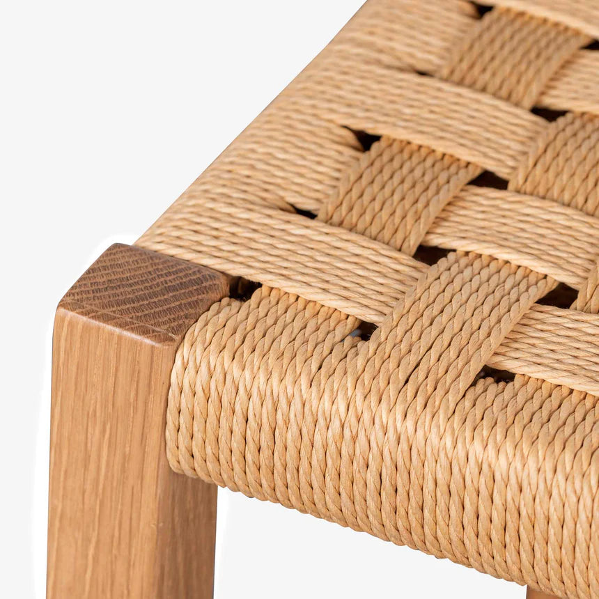 Minimalist Marvel Bar Stool - Natural