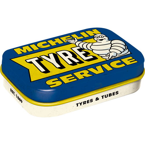 "Mint Box Michelin- Tyre Service" Pet Treat Storage Tins