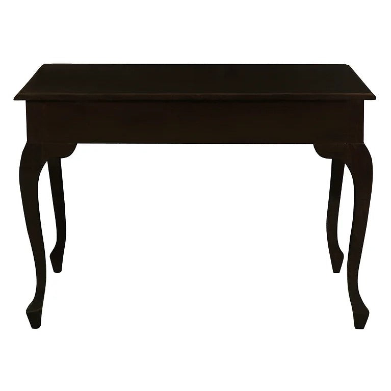 Modern 2 Drawer Office Desk - Dark Brown