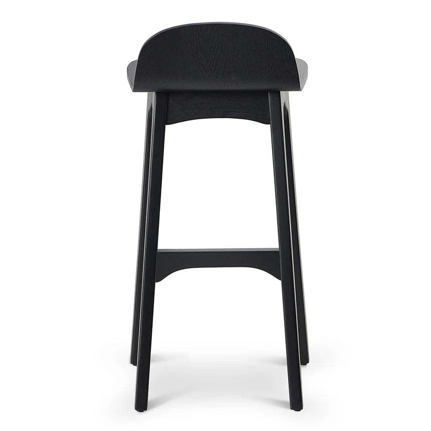 Modern Backless Bar Stool 65cms - Black