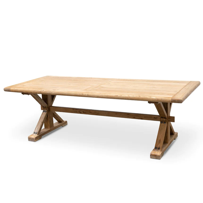 Modern Birch Dining Table 240cms - Natural