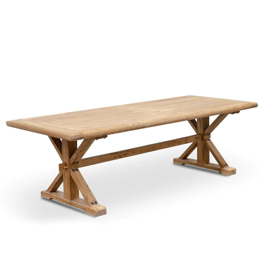 Modern Birch Dining Table 240cms - Natural