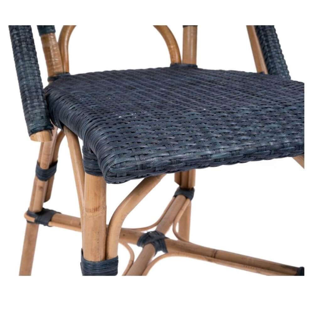 Modern Coastal Style Rattan Dining Chair - Oceania