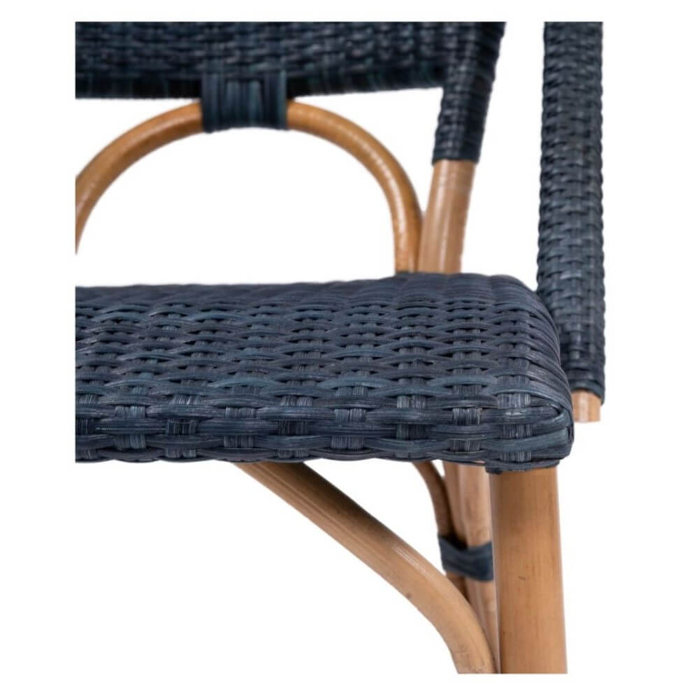 Modern Coastal Style Rattan Dining Chair - Oceania