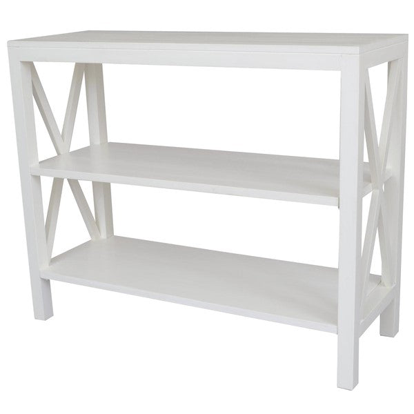 Modern Cross-Leg Console Table