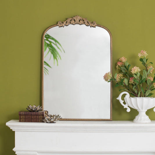 Modern Elegance Baroque Gold Mirror - 91cms