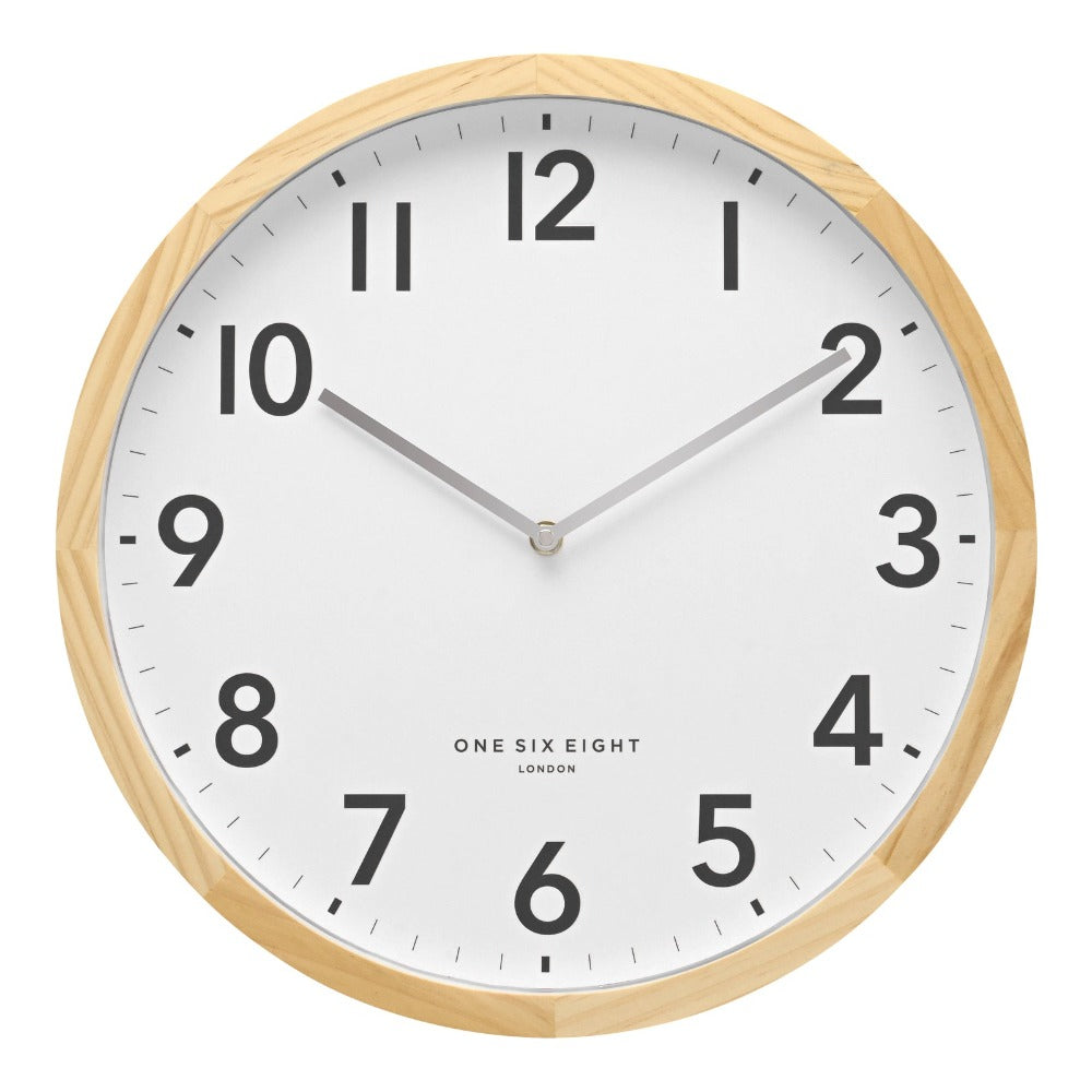 Modern Elegance White Wall Clock 40cms