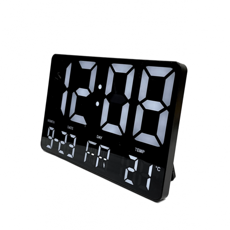 Modern Large LED Calendar Wall & Table Clock