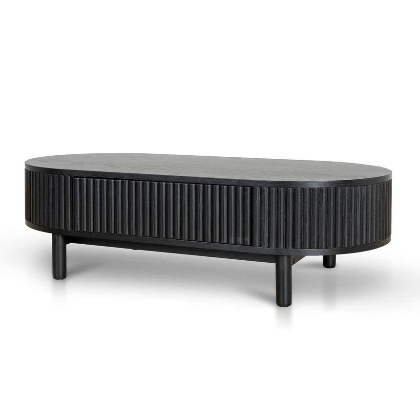 Modern Luxury Full Black Coffee Table - Black