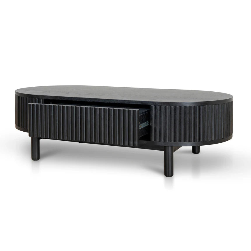 Modern Luxury Full Black Coffee Table - Black