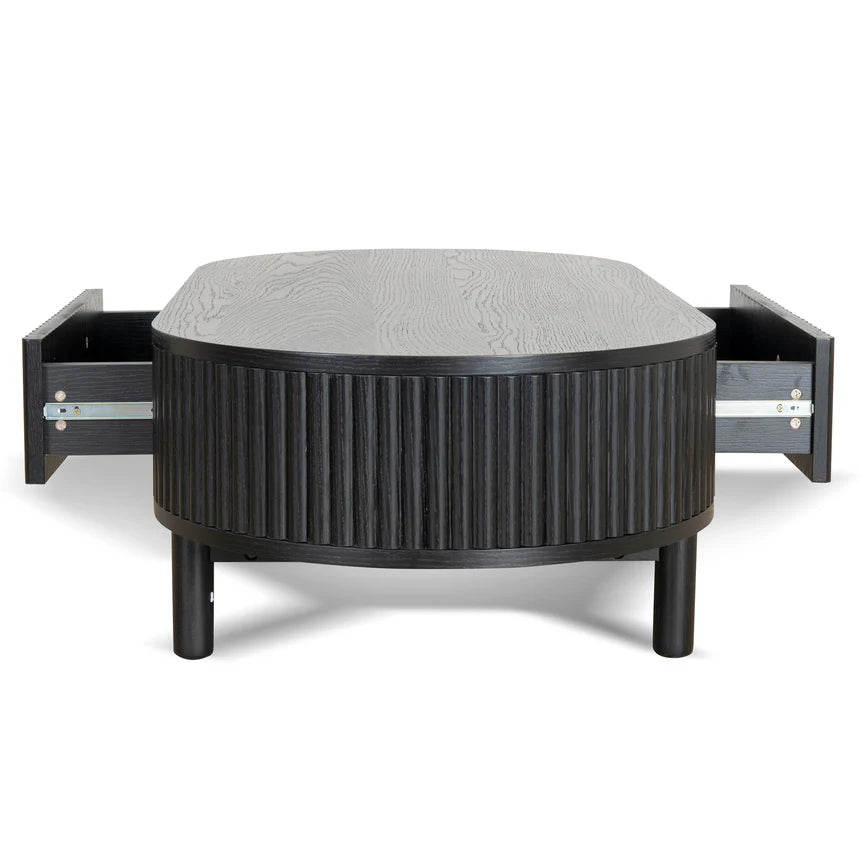 Modern Luxury Full Black Coffee Table - Black