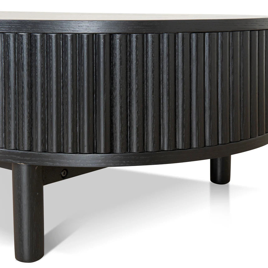 Modern Luxury Full Black Coffee Table - Black