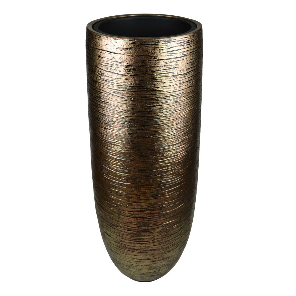 Modern Medium Texture Design Planter Pot - Antique Bronze