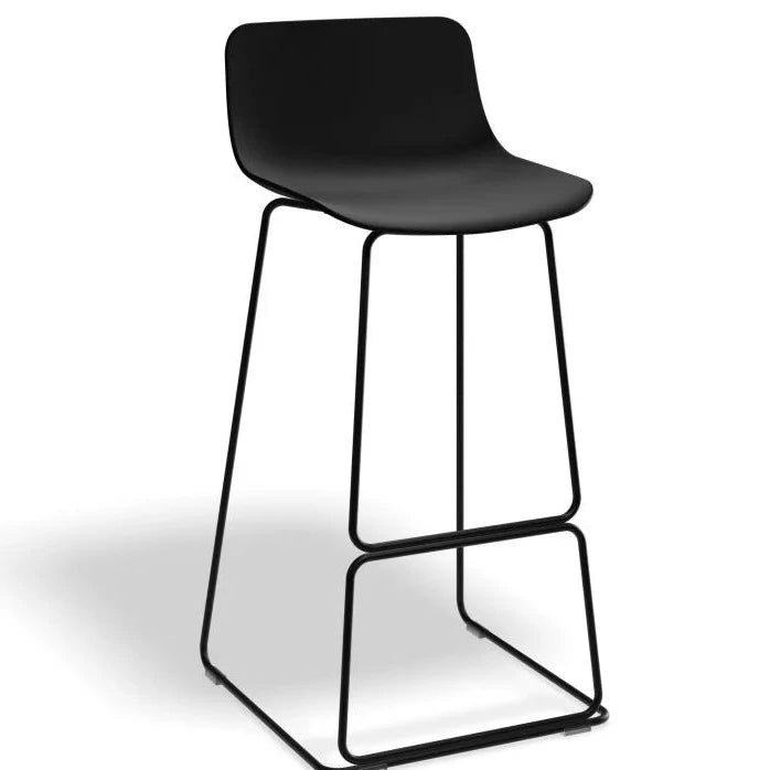 Modern Metal Shell High Stool (Available in 2 Sizes)