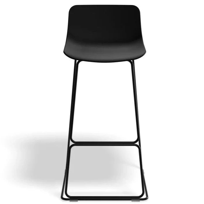 Modern Metal Shell High Stool (Available in 2 Sizes)