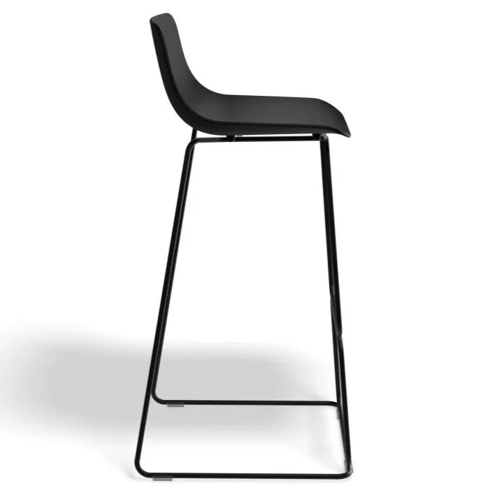 Modern Metal Shell High Stool (Available in 2 Sizes)