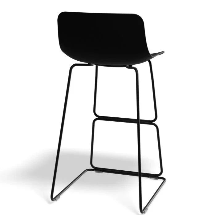 Modern Metal Shell High Stool (Available in 2 Sizes)