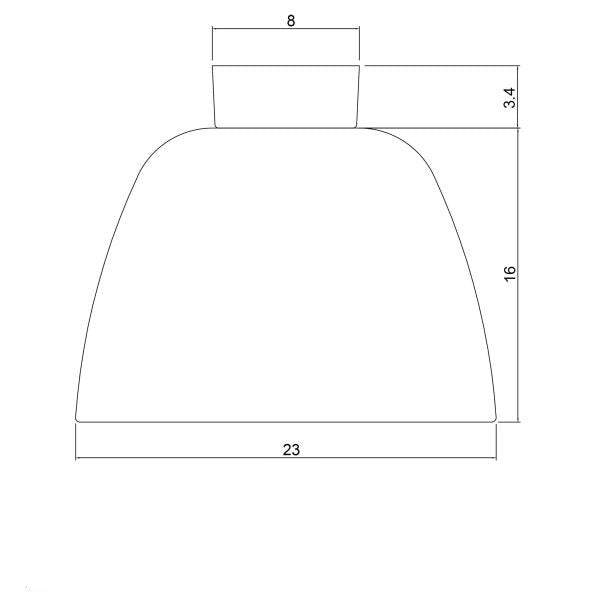 Modern Metal & Wood DIY Shade Ceiling Light (Available in 2 Colors)