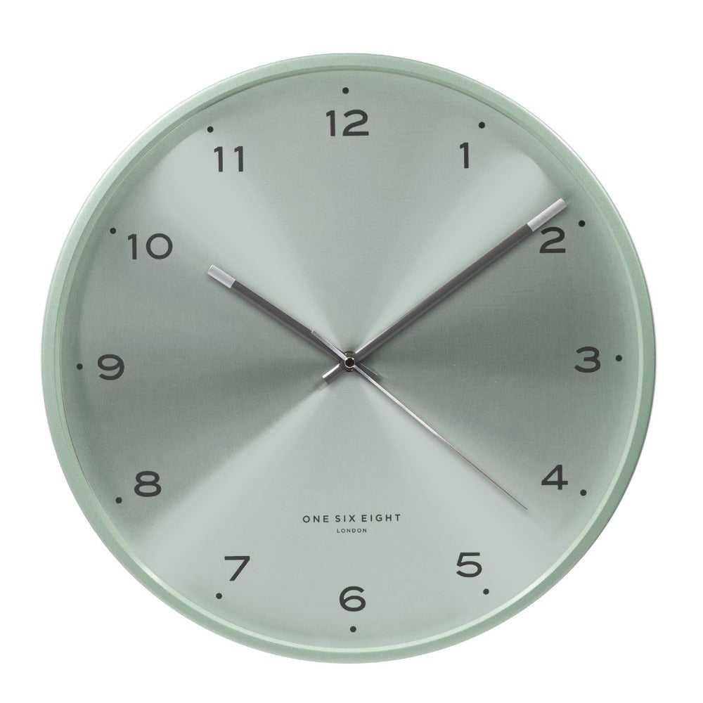 Modern Minimalism Sage Green Wall Clock 40cms