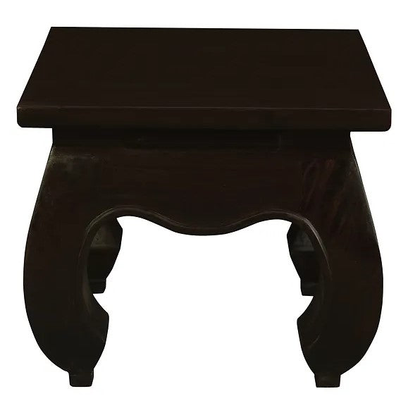 Modern Opium Leg Tamp Table - Dark Brown