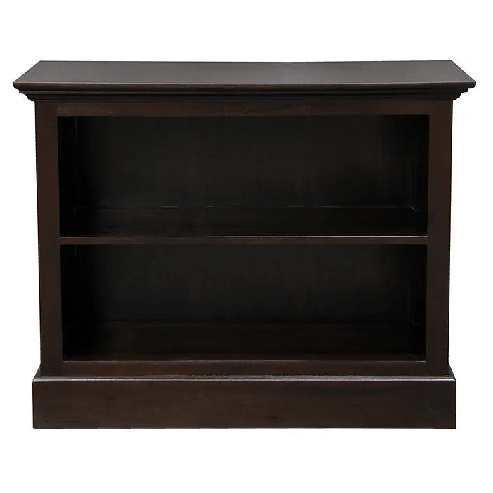 Modern Organization Half Size Small Bookcase - Dark Brown