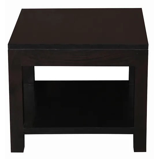 Modern Simplicity Lamp Table 60cms - Dark Brown