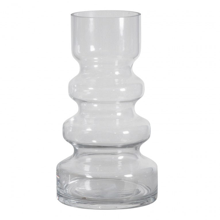 Modern Simplicity Vase in Clear Glass