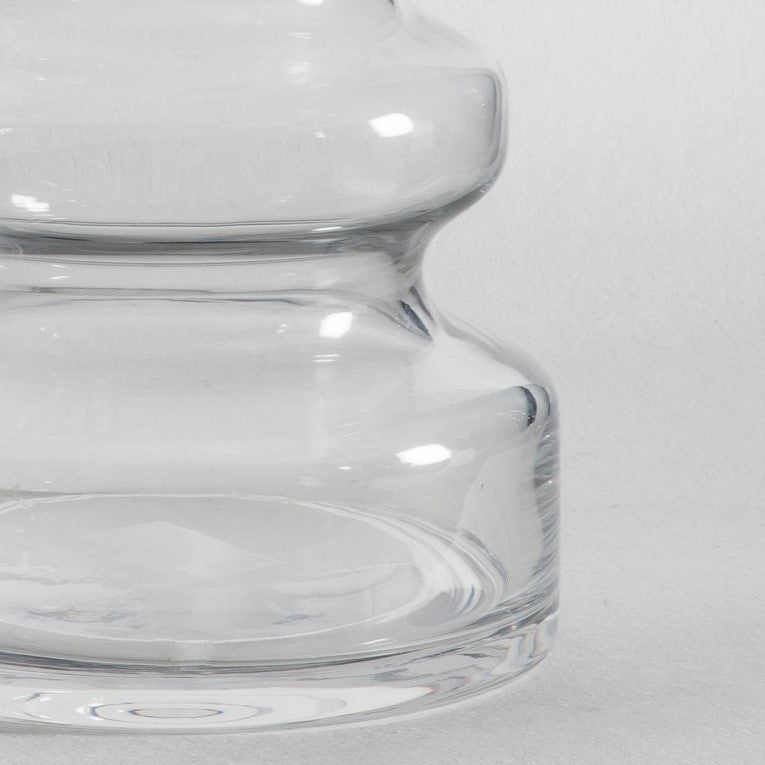 Modern Simplicity Vase in Clear Glass