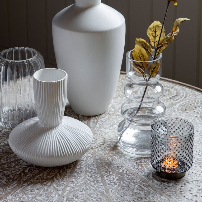 Modern Simplicity Vase in Clear Glass