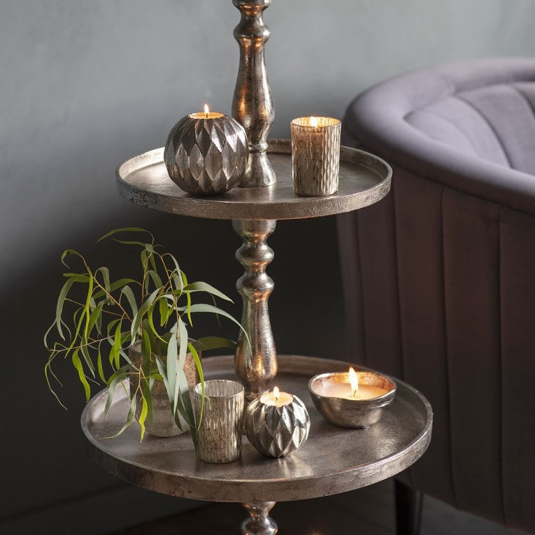 Modern Sparkle Diamond Cut Tealight Holder (Available in 3 Sizes)