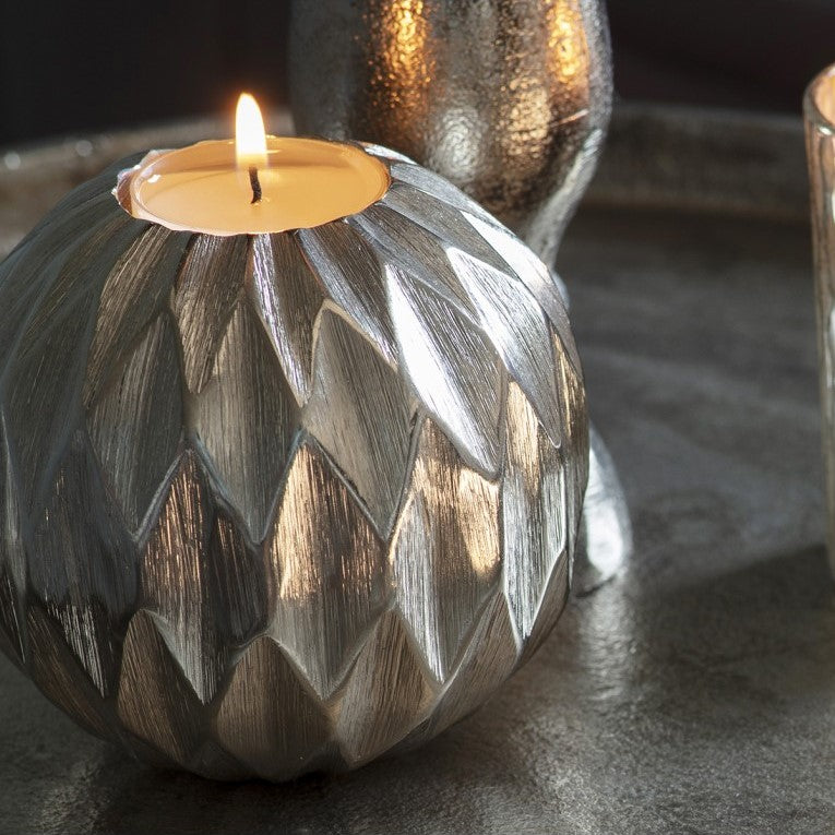 Modern Sparkle Diamond Cut Tealight Holder (Available in 3 Sizes)