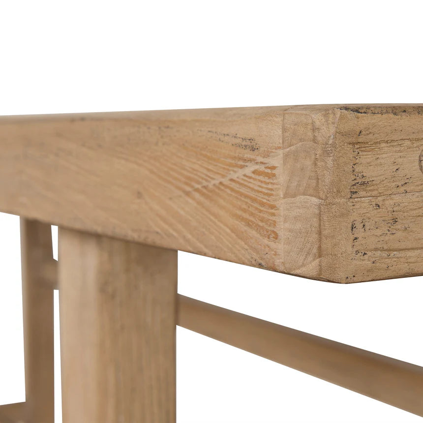 Modern Warmth Elm Console Table - 180cms - Natural