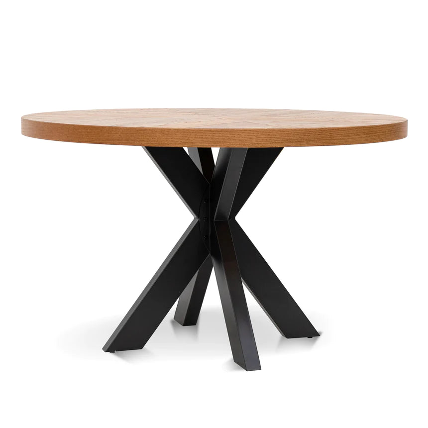 Modern Wooden 4-Seater Dining Table 125cms