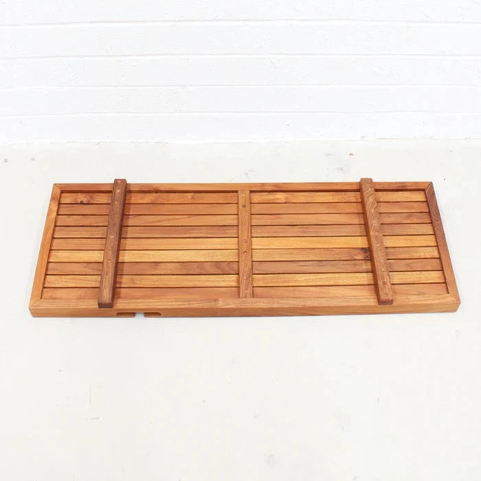 Modern Wooden Teak Bathtub Caddy 82cms