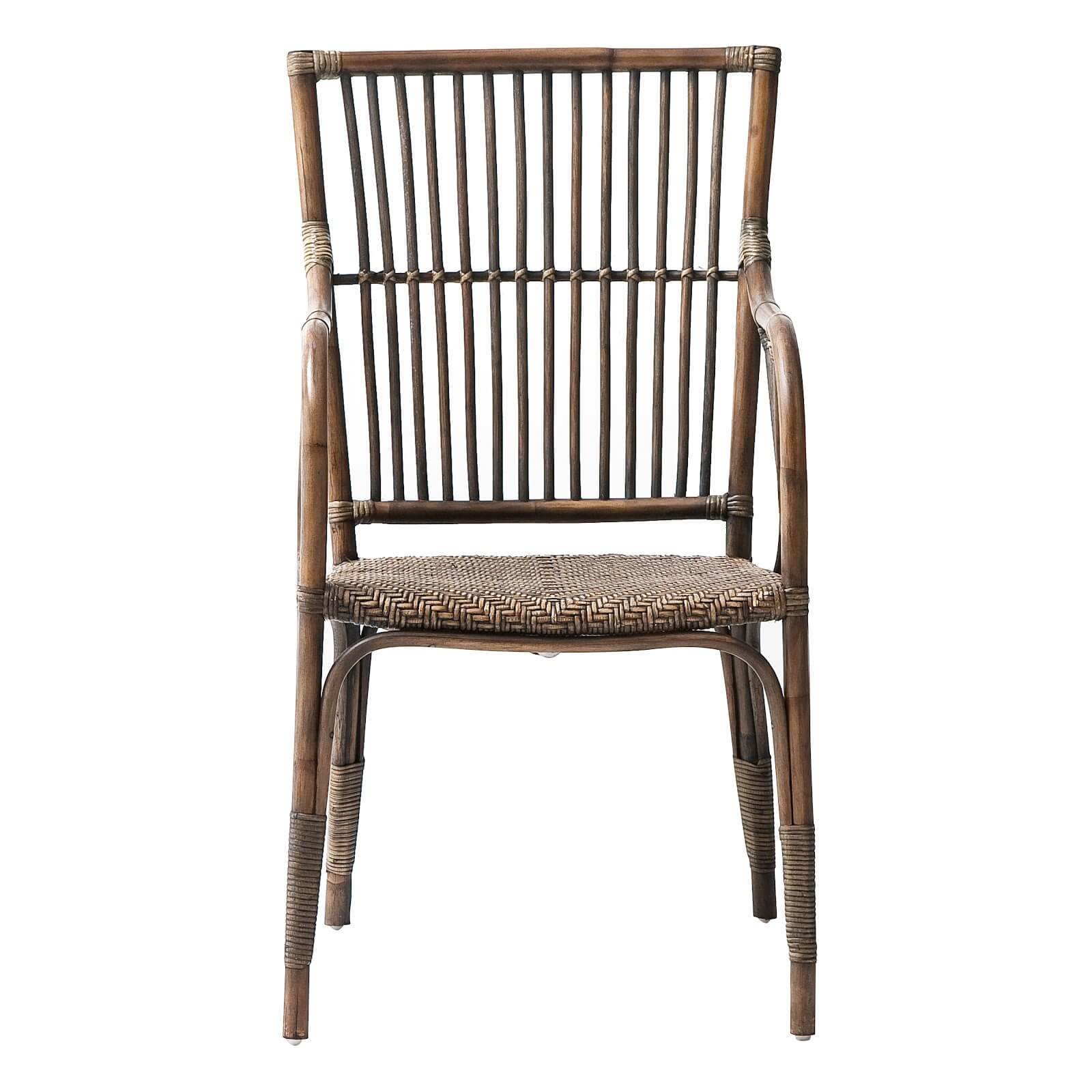 Monarch Woven Rattan Armchair Set of 2