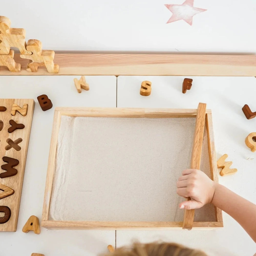 Montessori Wooden Sand Tray