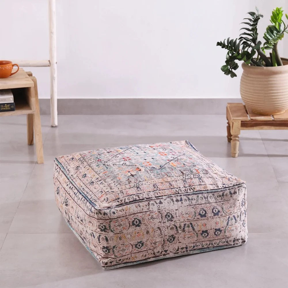 Moroccan Inspired Cushion Ottoman Cover