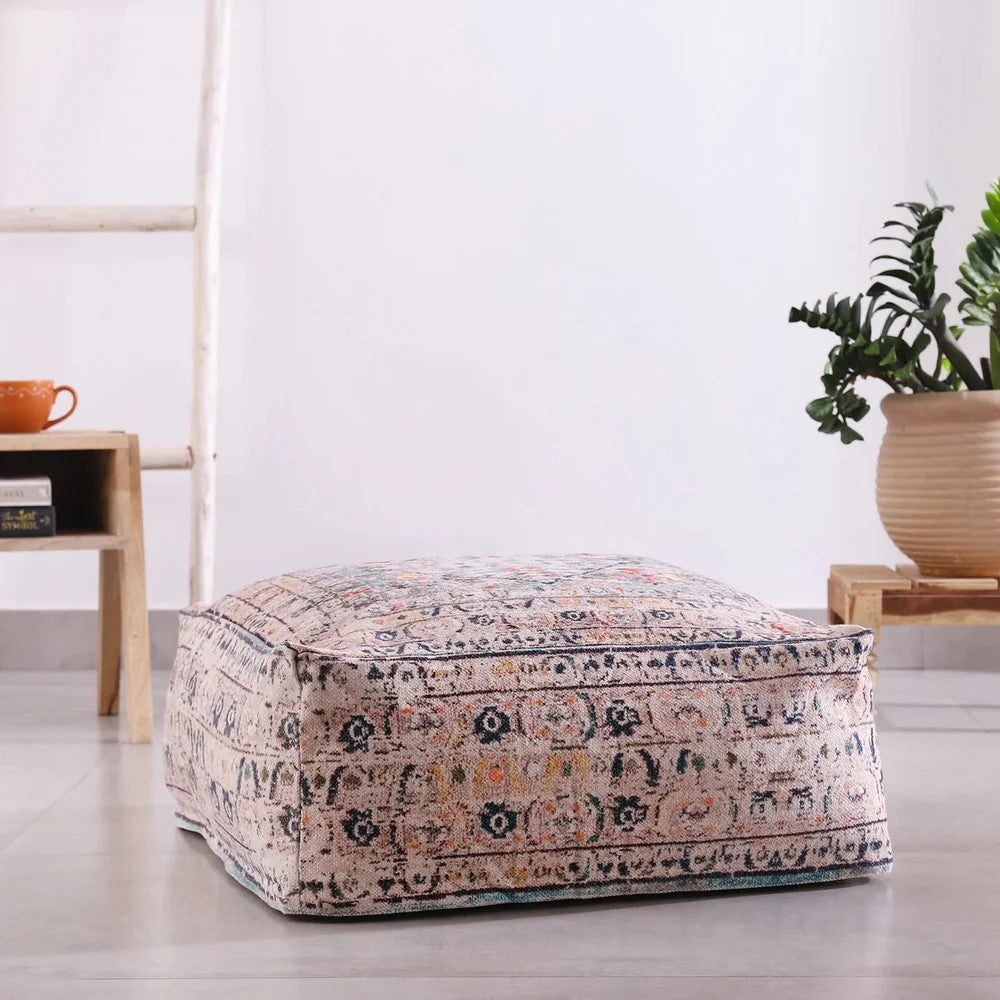 Moroccan Inspired Cushion Ottoman Cover